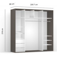 DRESSING LEX 221-218-66 D GRI/DWO